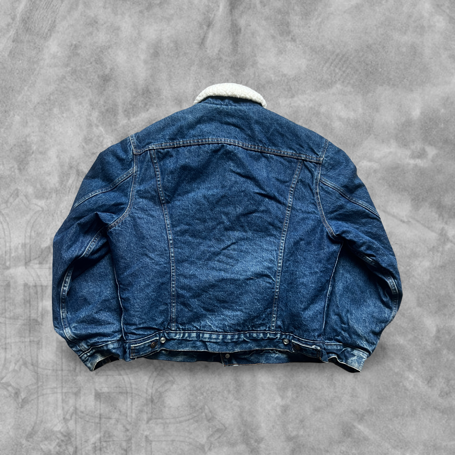 Denim Levis Fleece Lined Trucker Jacket 1980s (M)