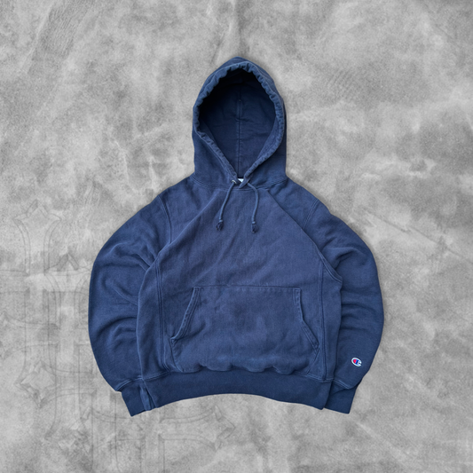 Navy Champion Reverse Weave Sweatshirt 2000s (S)