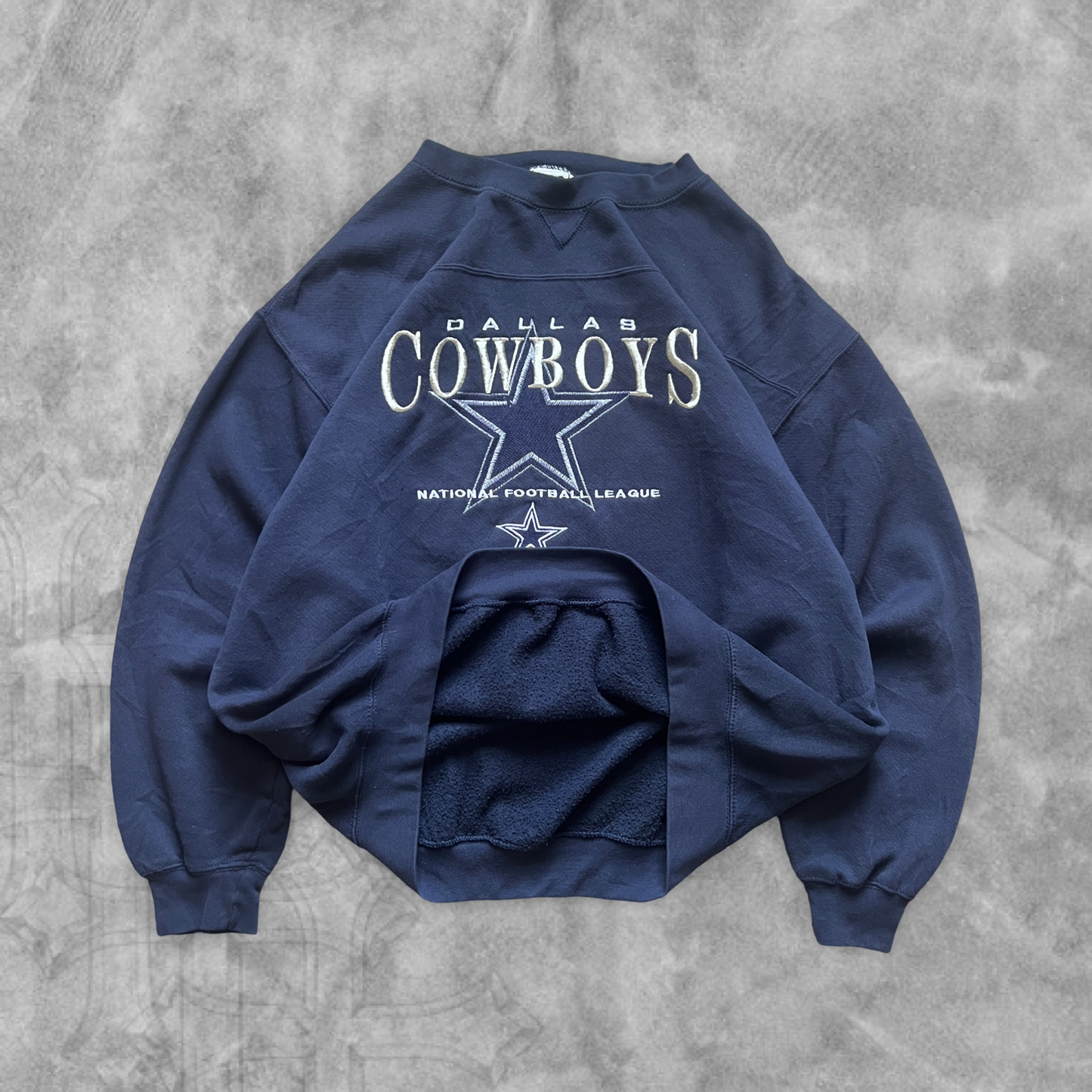 Navy Blue Dallas Cowboys Sweatshirt 1990s (XL)