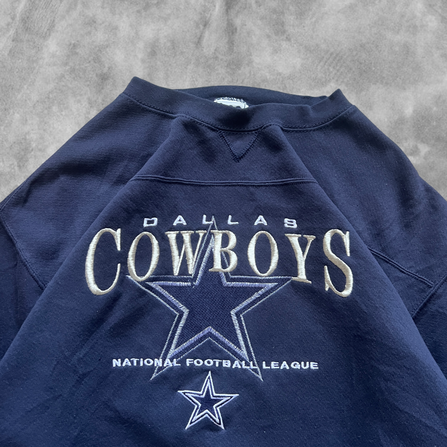 Navy Blue Dallas Cowboys Sweatshirt 1990s (XL)