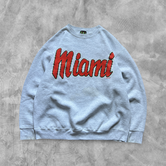Heather Gray Miami University Sweatshirt 1990s (L)