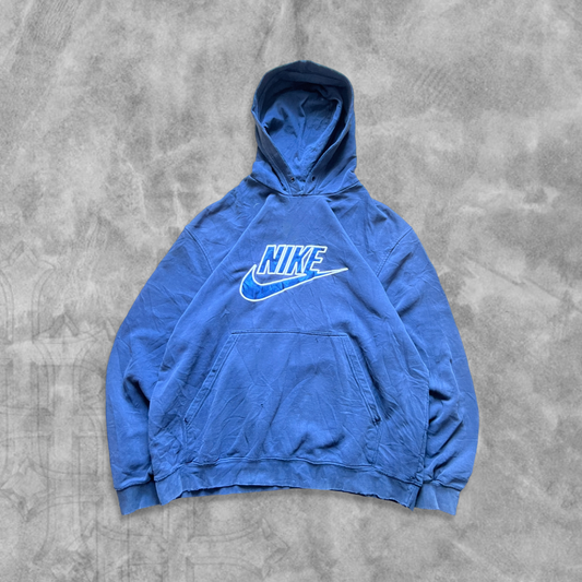 Navy Blue Nike Hoodie 2000s (XL)