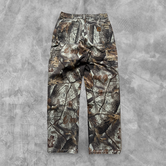 Camo Realtree Carhartt Carpenter Pants 2000s (32x32)