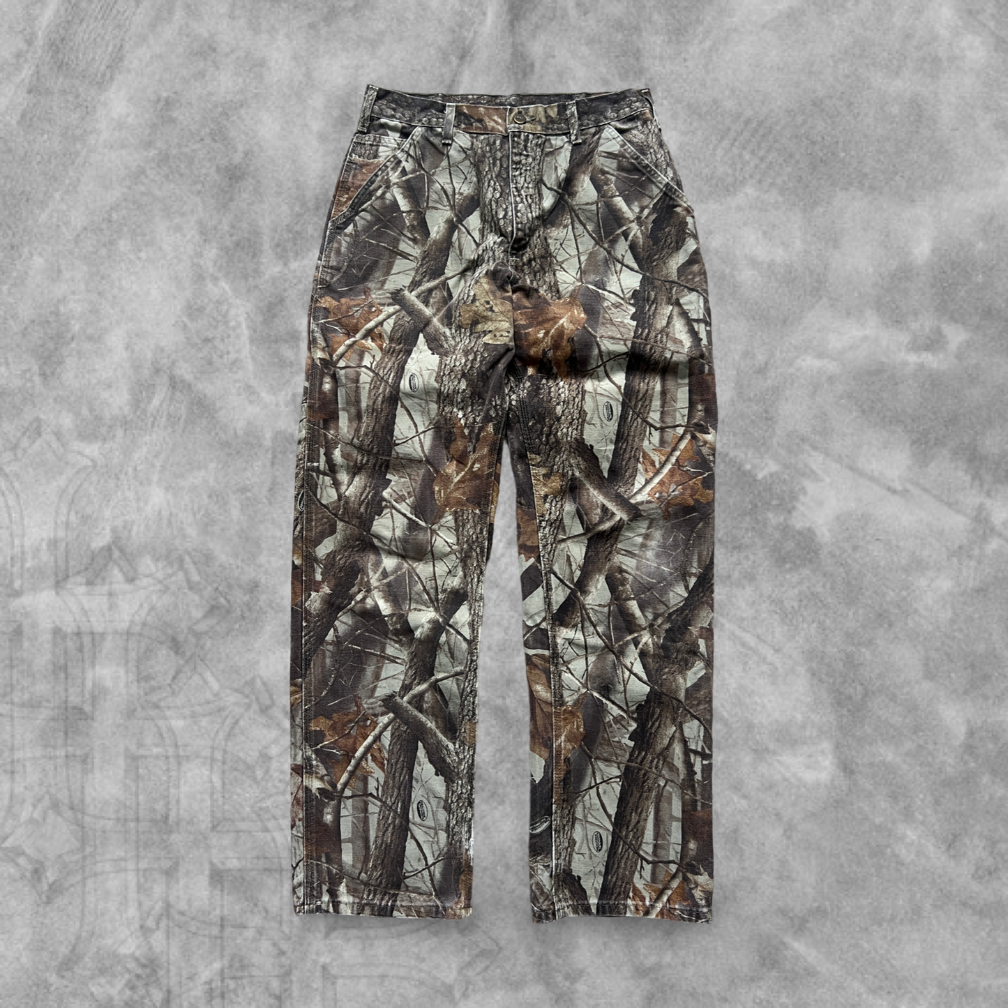 Camo Realtree Carhartt Carpenter Pants 2000s (32x32)