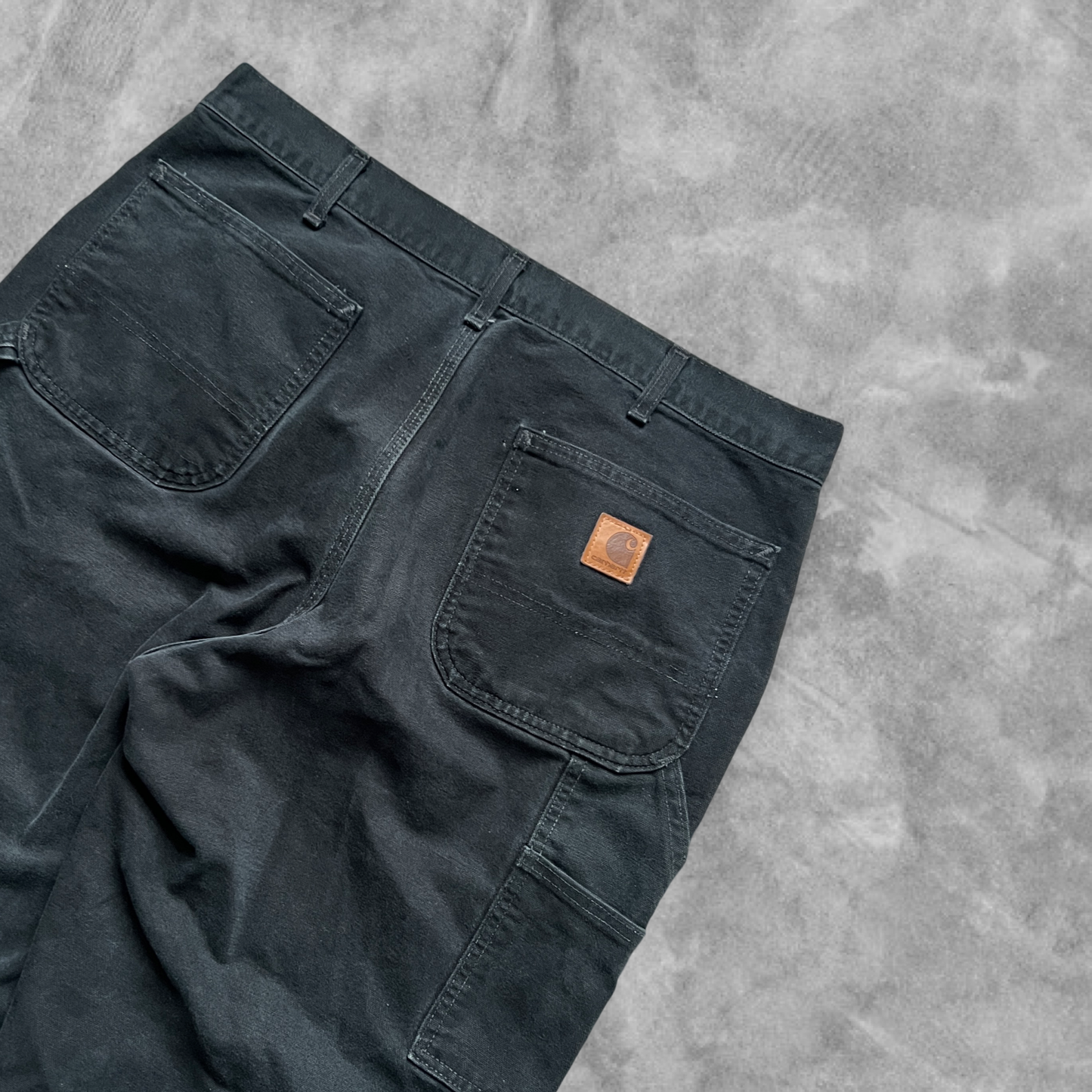 Black Carhartt Carpenter Pants 2000s (35x34)